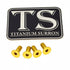 Titanium Baja Designs Headlight Cover Plate Bolts (4)