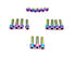 Titanium FastAce Fork Bolt Kits ALX13RC (2.0), AHX12RV (Gravitee), ALX32RC