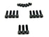 Titanium FastAce fork bolt kit — finish detail