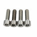 Titanium axle pinch bolts for e-moto forks — detail view