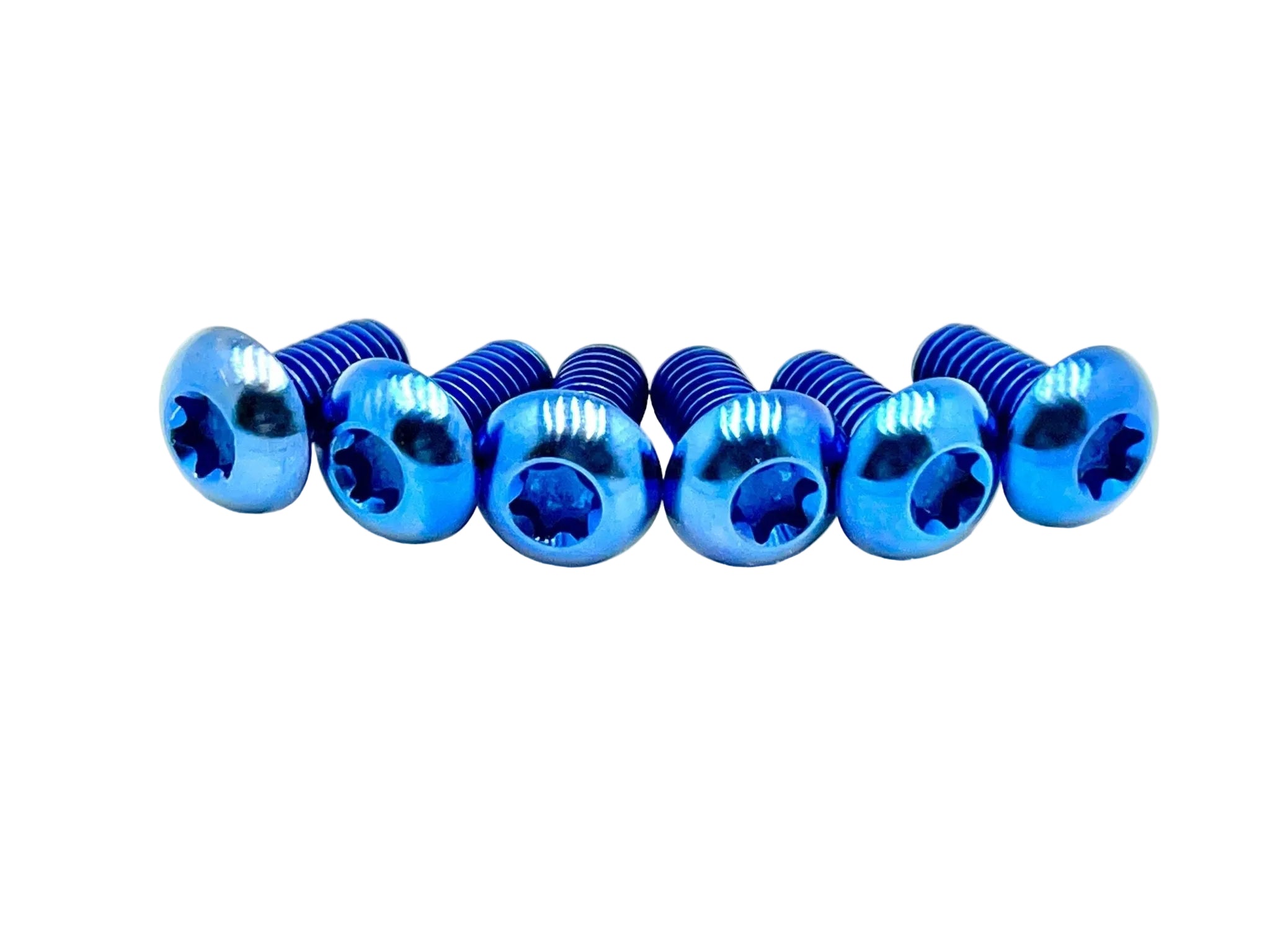 Titanium front rotor bolts for e-moto — color option