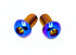 Titanium reservoir cap bolts for Formula brakes, set view
