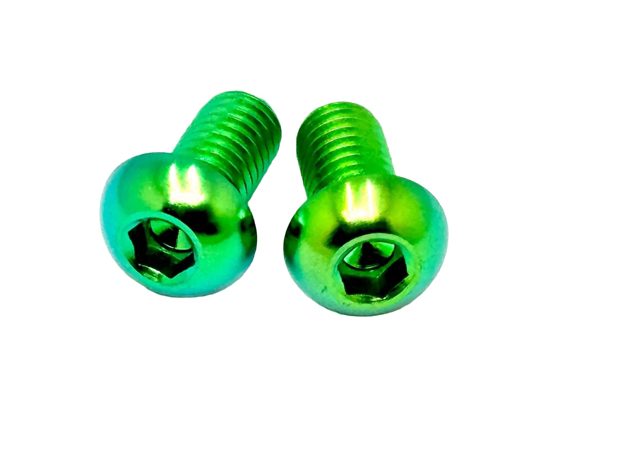 Titanium ignition cover bolts for Talaria — head detail
