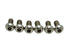 Titanium rear rotor bolts for e-moto — installed on rotor