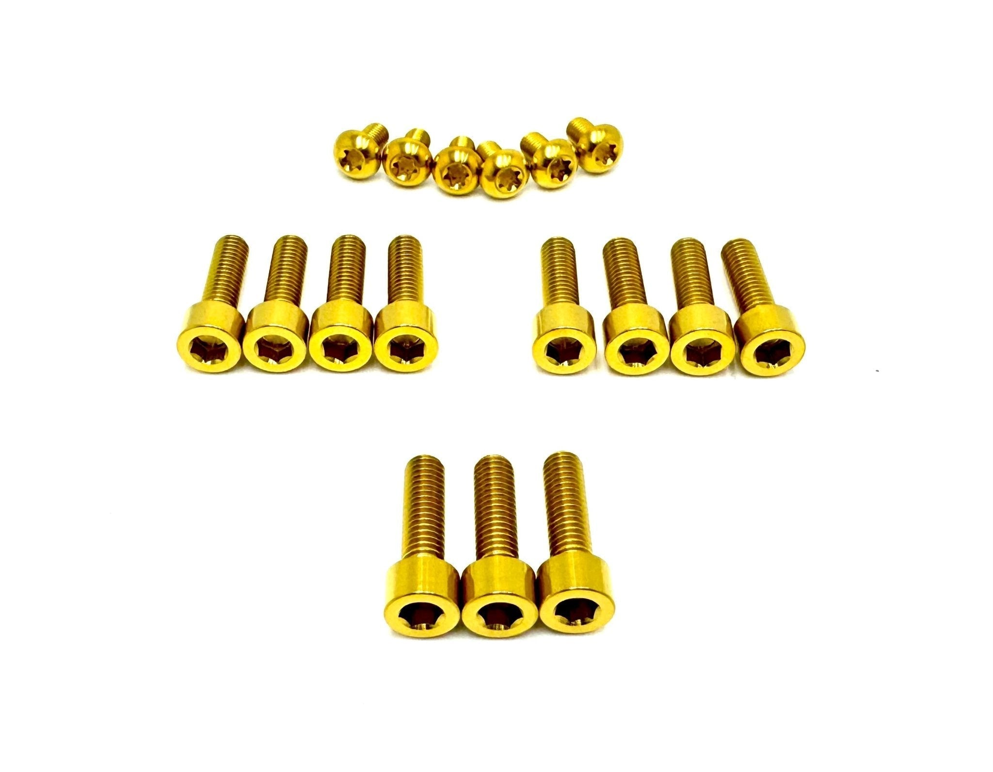 Titanium bolt kit for RFloXa Hawk 35 forks — color option