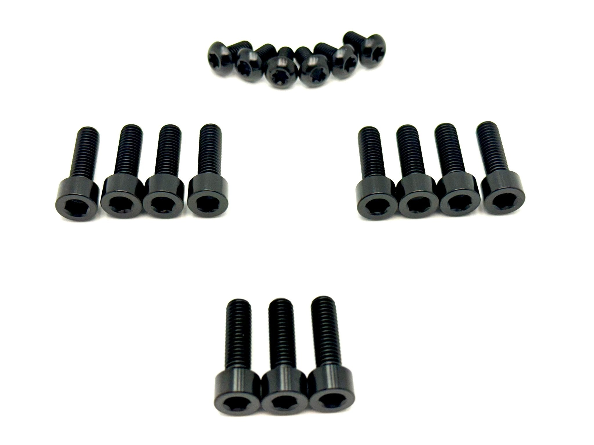 Titanium bolt kit for RFloXa Hawk 35 forks — pinch bolt detail
