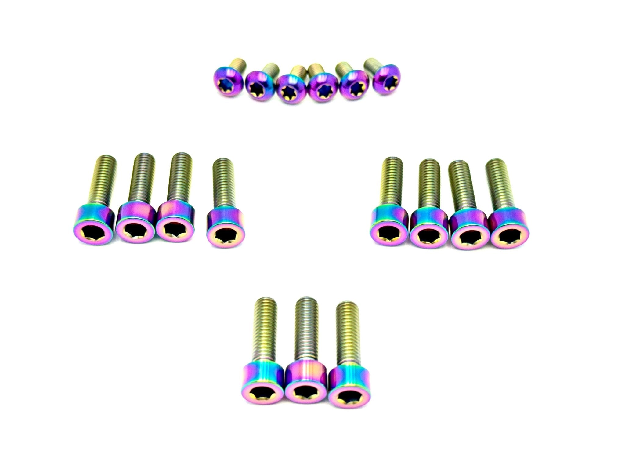 Titanium bolt kit for RFloXa Hawk 31 forks — color option