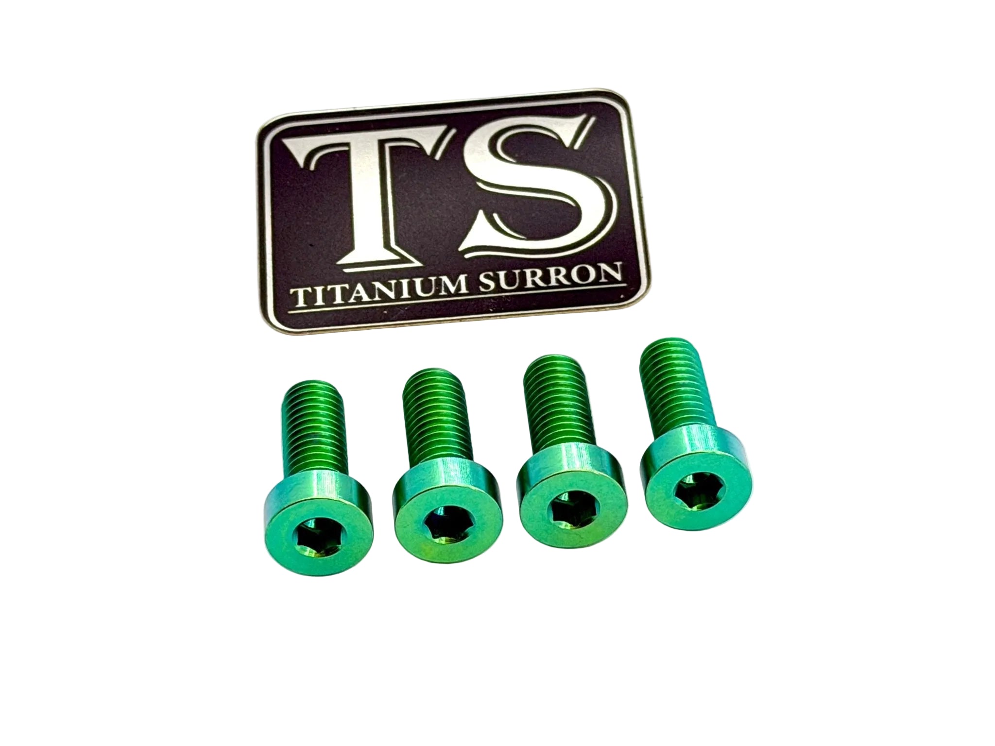 Titanium seat and subframe bolts for e-moto — head detail