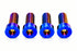 Titanium Seat/ Subframe Bolts for E-moto