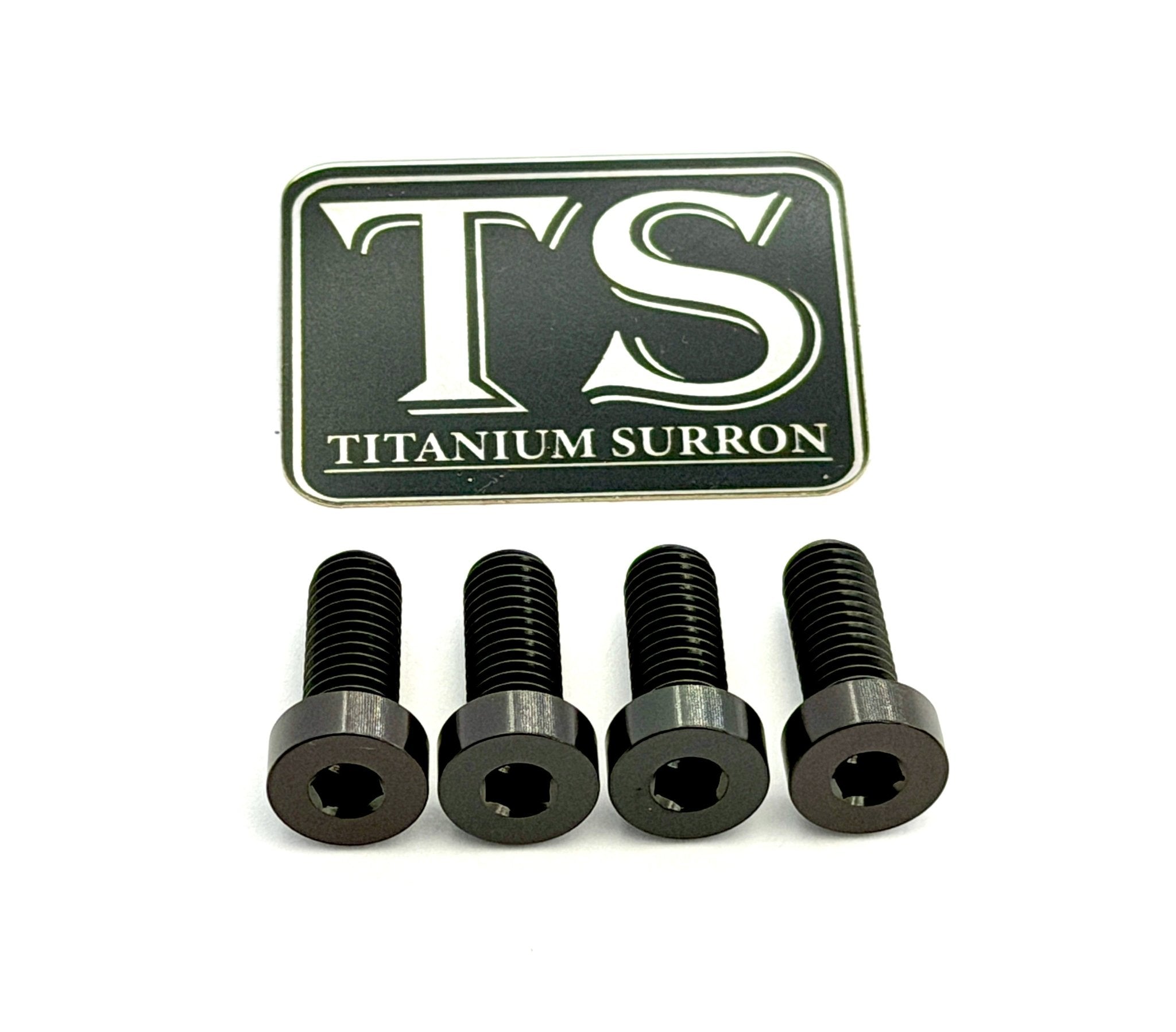 Titanium seat and subframe bolts for e-moto — color option