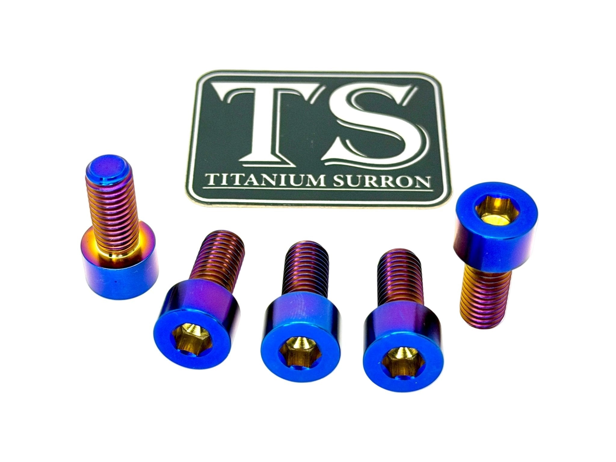 Titanium Rear Sprocket Bolts - E-Moto