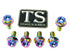 Titanium Rear Sprocket Bolts - E-Moto