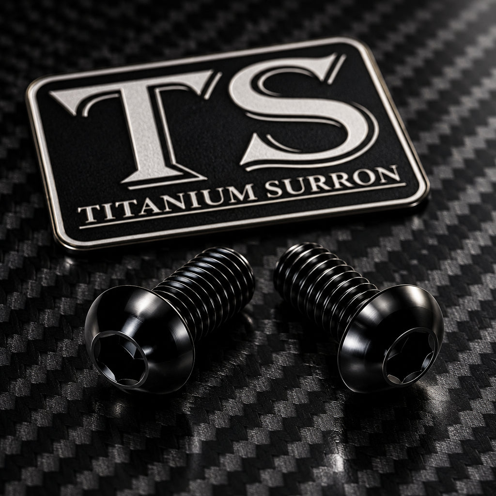 Titanium M6 Ignition Cover Bolts (Set of Two) Surron, Segway, Similar E-moto