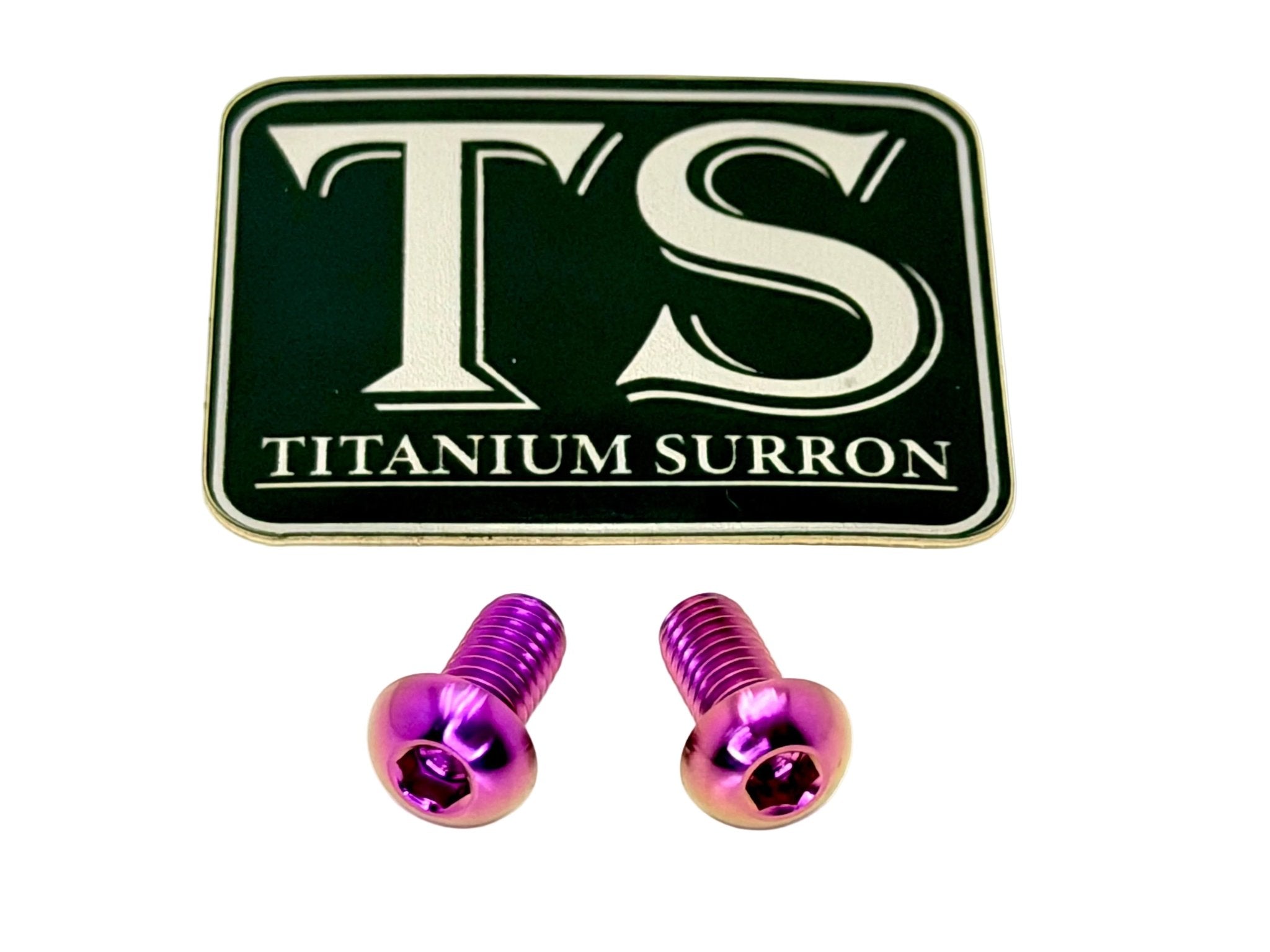 Titanium M6 Ignition Cover Bolts (Set of Two) Surron, Segway, Similar E-moto