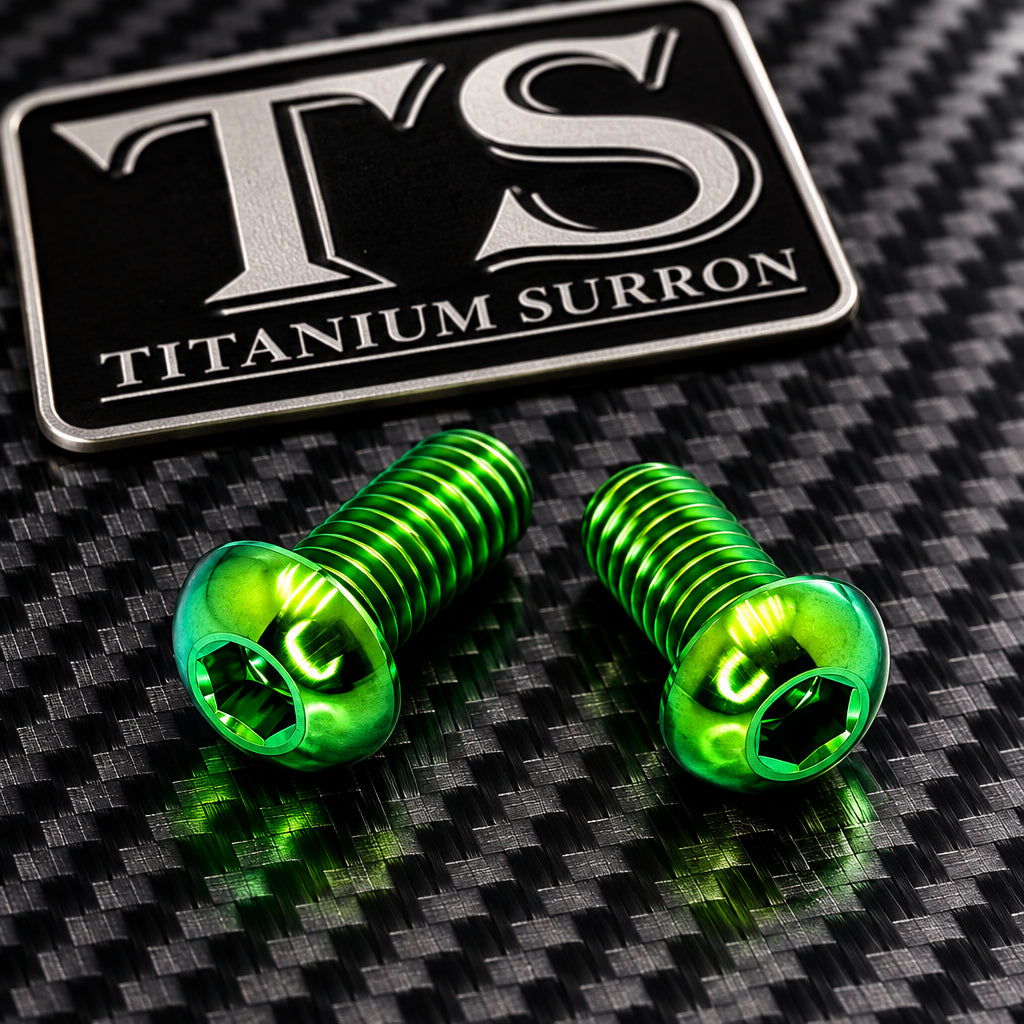 Titanium M6 Ignition Cover Bolts (Set of Two) Surron, Segway, Similar E-moto