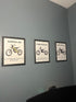 Framed Custom E-Bike Poster