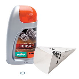 Tusk 2-stroke Transmission Oil Change Kit Yamalube All Purpose 10w
