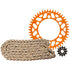 Tusk Chain and Sprocket Kit - Aluminum Rear/ Plated Race Chain Rear Sprocket