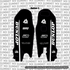 Ultra Bee Fork Guard Decal