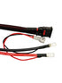 QS8 power harness for Surron Light Bee — ring terminal detail