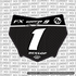 Vertex Number Plate Decal