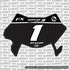 Vertex Decal for Ultra Bee Number Plate