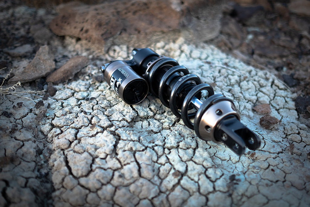 EXT REA MX shock for Sur-Ron Ultra Bee — installed on the bike