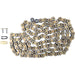 Warp 9 Renthal 420 Works gold chain with copper rollers and master link for Sur-Ron and Talaria